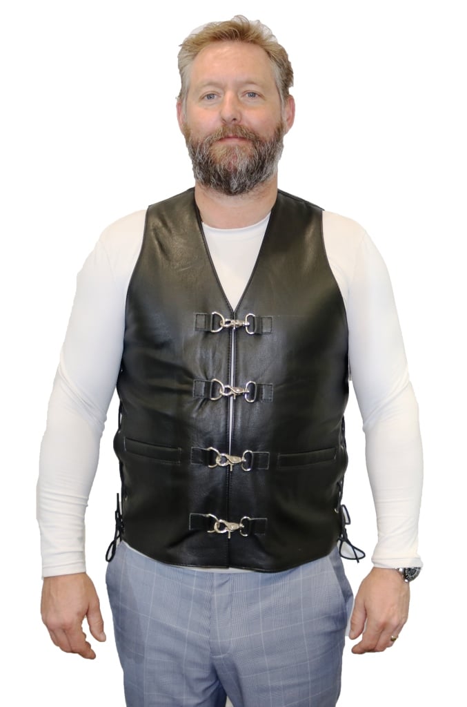 Buy Genuine Leather Vest Leather Vests for Men & Women in NZ