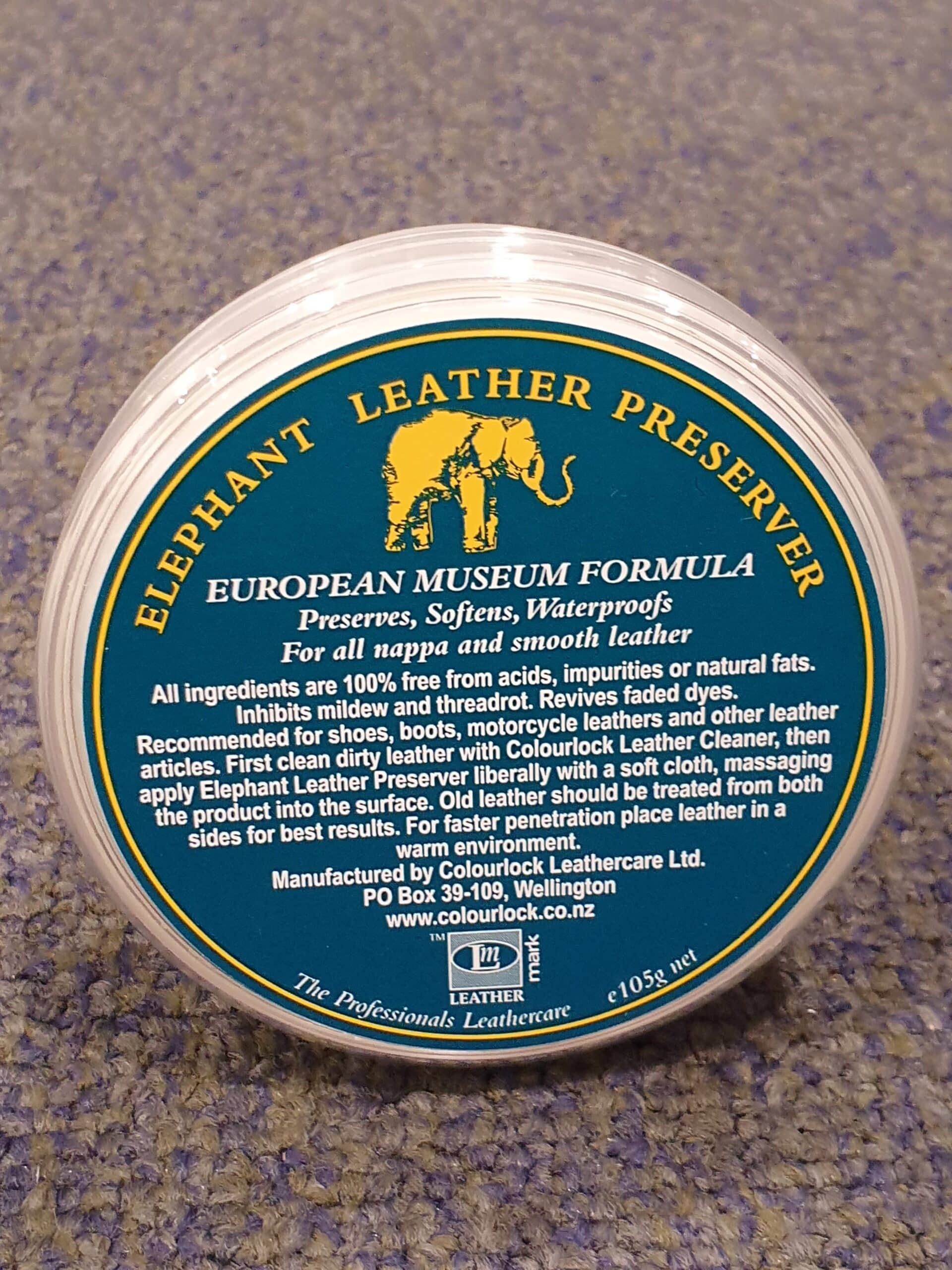 Elephant Leather Preserver Leather Care Products Leather Restoration