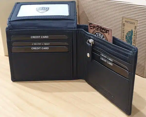 NZ made leather wallet