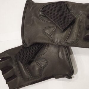Leather gloves finger less