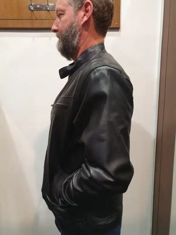 Black leather jackets nz