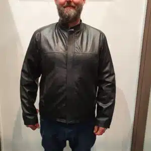 fashion leather jacket mens