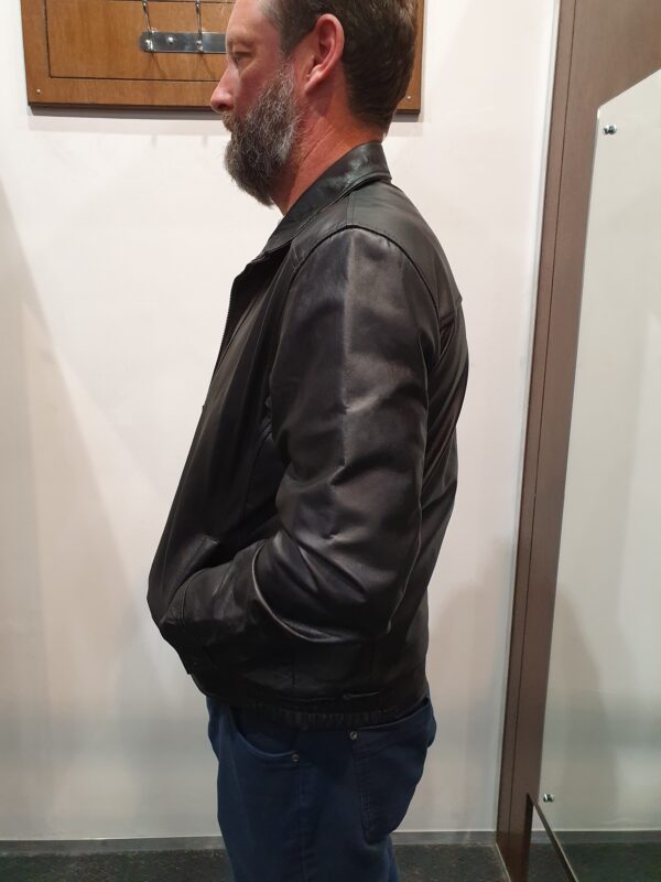 genuine leather jacket men