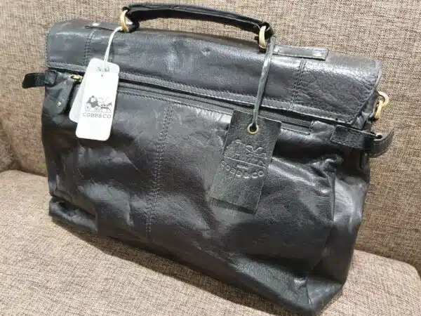Leather side bags