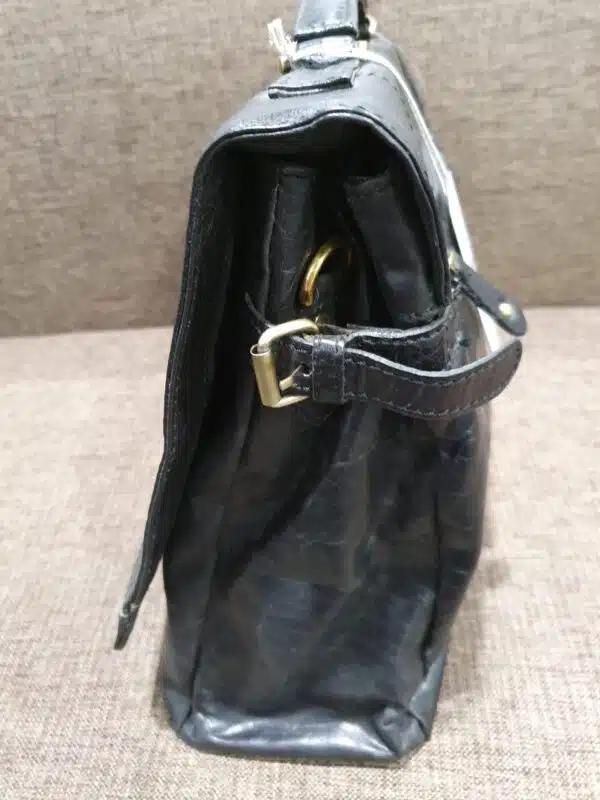 Leather side bags
