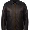 AM190 Black Leather Jacket