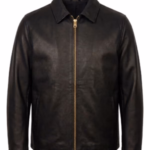 AM190 Black Leather Jacket