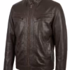 Genuine Brown Leather Jacket