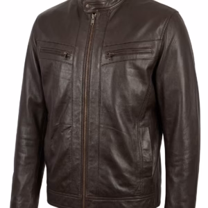 Genuine Brown Leather Jacket