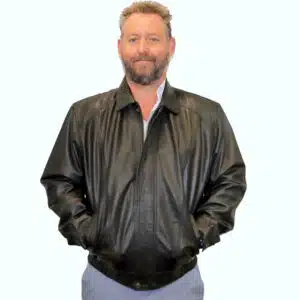 leather bomber jacket australia