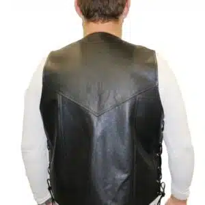 mens leather vests nz