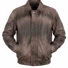 Bufffer Brown Leather Jacket