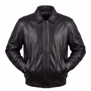 bomber leather jacket