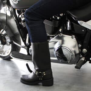 Riding leather boots