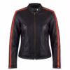 womens racing style leather jacket
