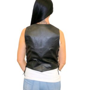 Womens leather vests
