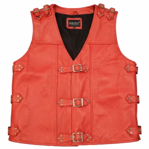 Motorcycle Leather Vest