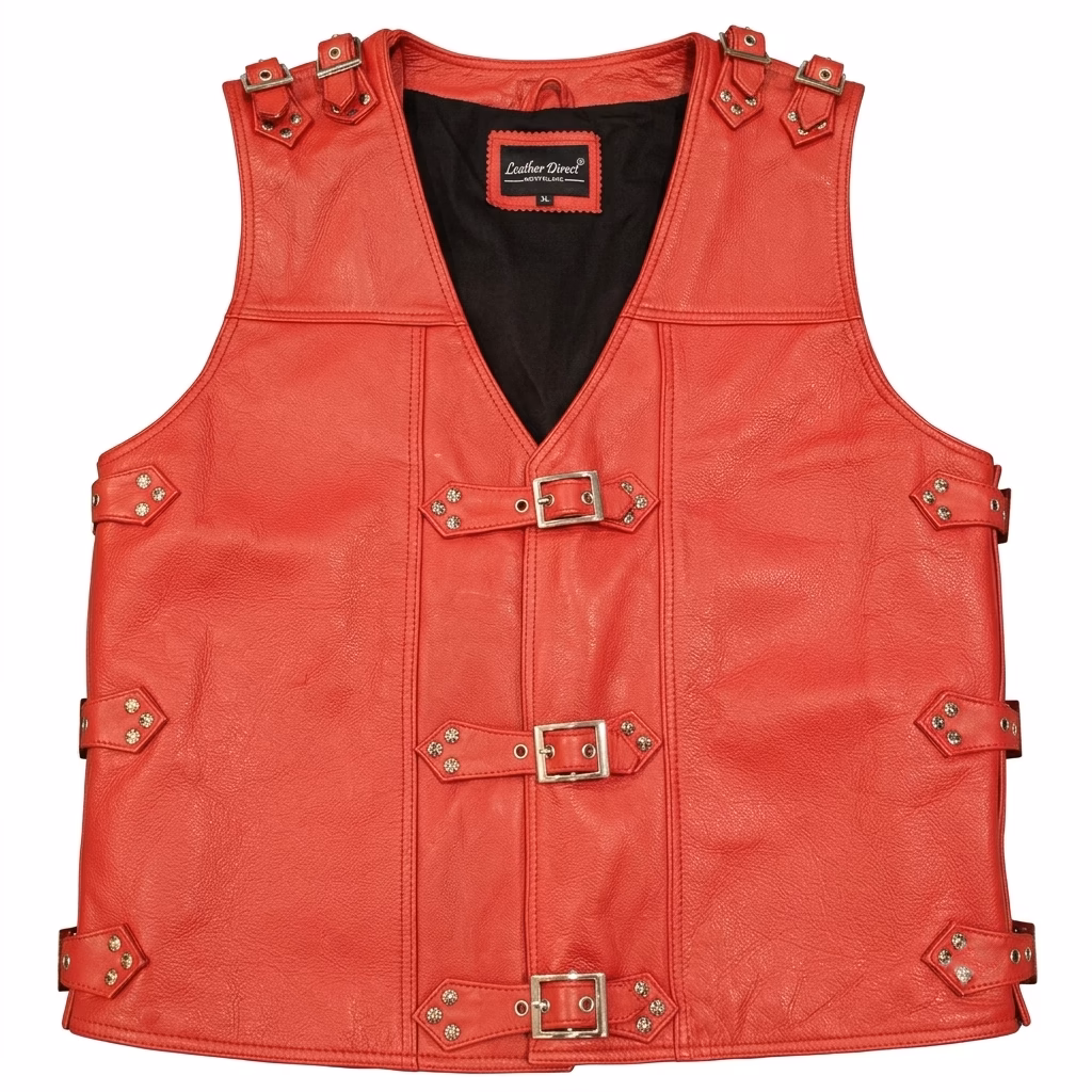 Motorcycle Leather Vest