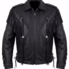 Fringed Leather Jacket