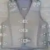 Black Thick Leather Vest