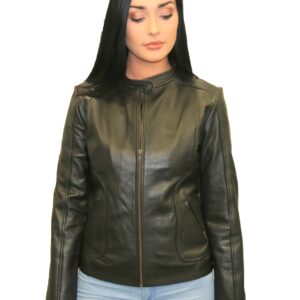 Motorcycle leather jacket women nz