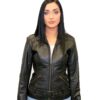 Motorcycle leather jacket women nz