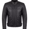 Black Motorcycle Leather Jacket