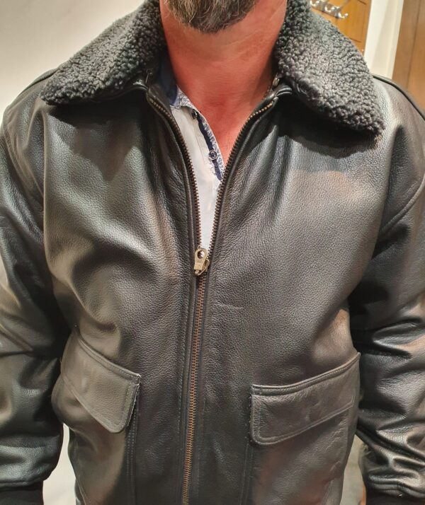 winter leather jacket