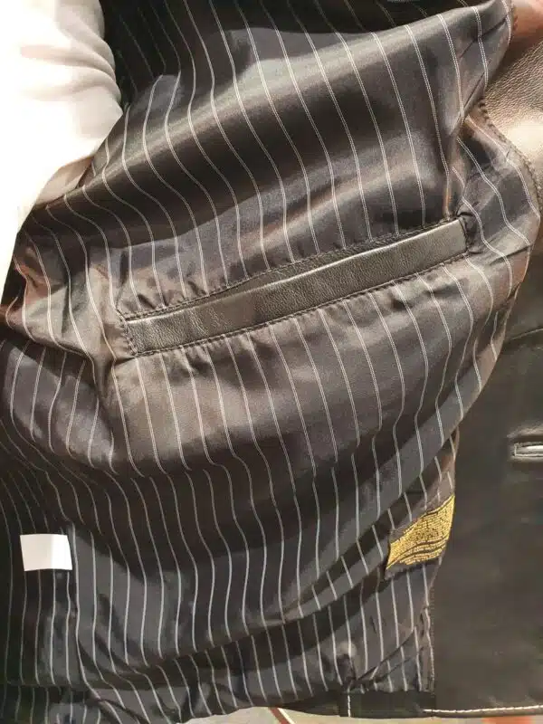 leather blazer