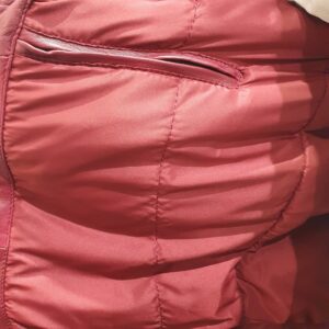 red leather jacket