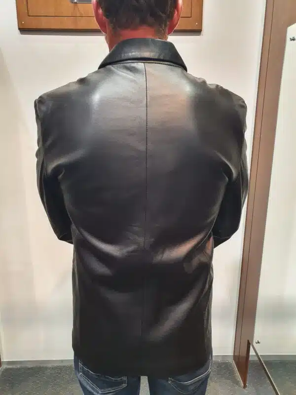 nz made leather blazer