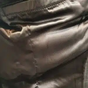 brown leather blazer
