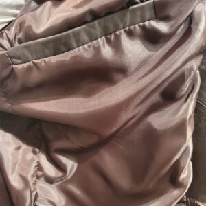 brown leather jacket