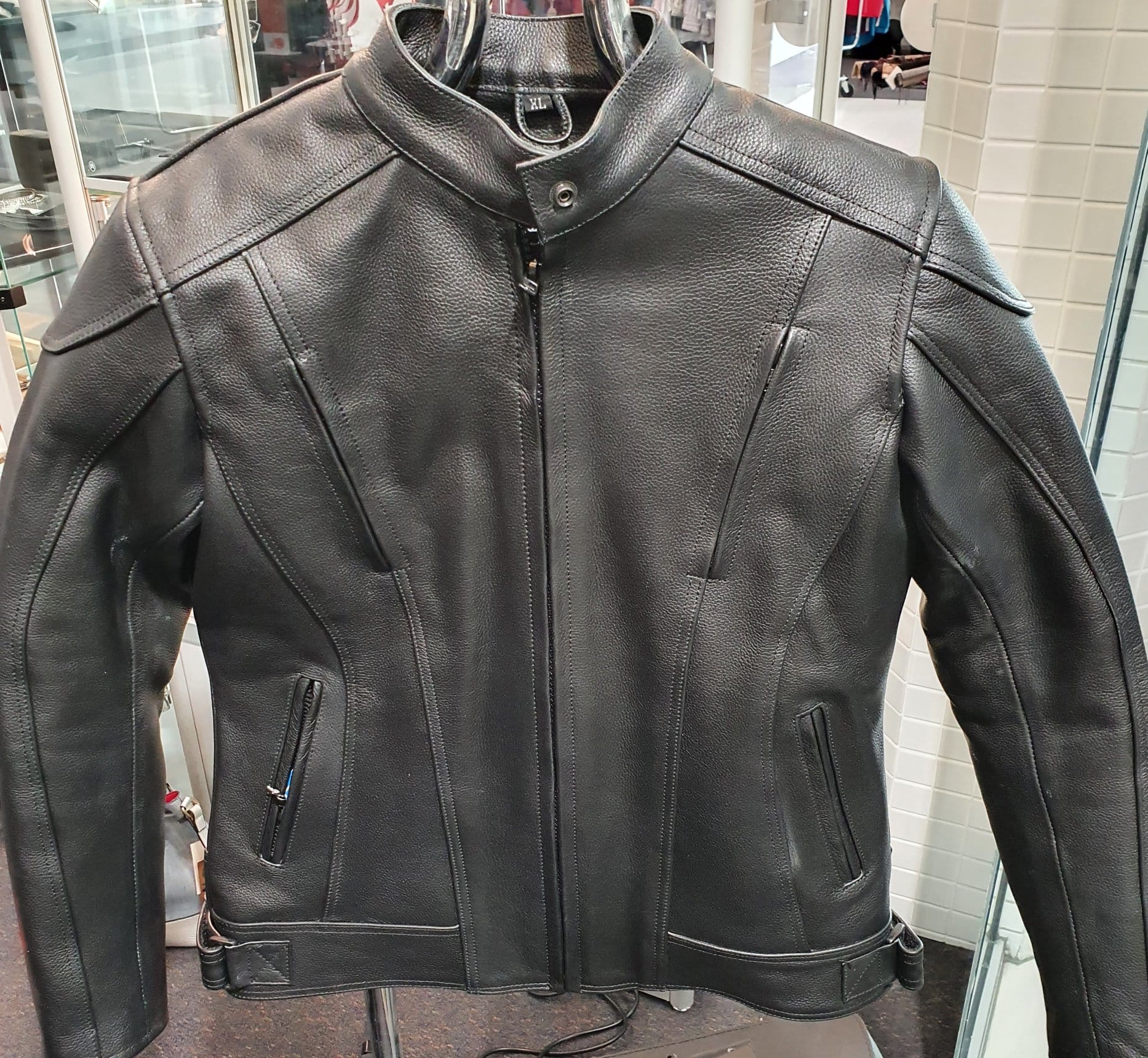 Ladies Motorcycle Leather Jacket - Leather Direct