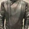stretch leather jacket motorcycle