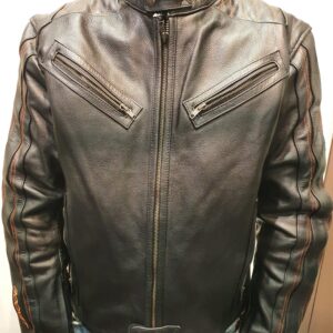Motorcycle riding leather jacket