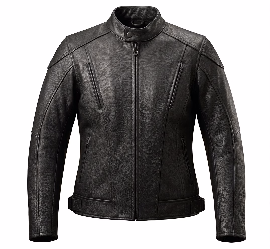 ladies motorcycle leather jacket