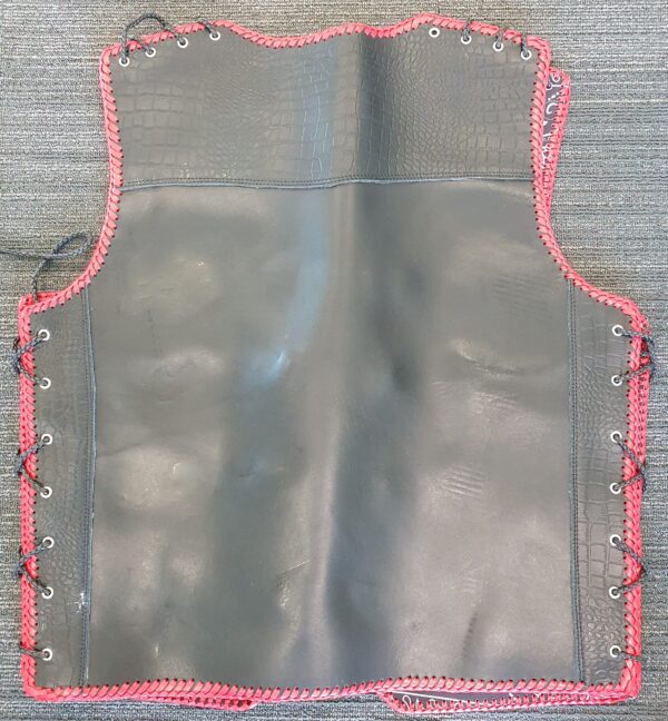 crocodile leather vest