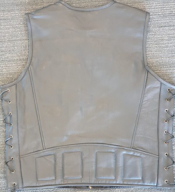 padded leather vest