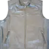 cowhide leather vest