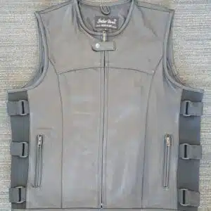 Leather vest