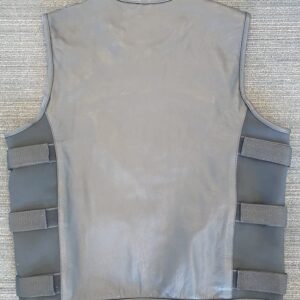 motorcycle leather vest