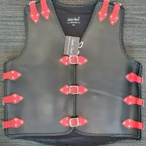 riding leather vest