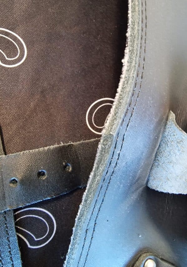 thick leathe vest