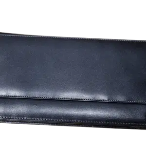 leather wallet zipper