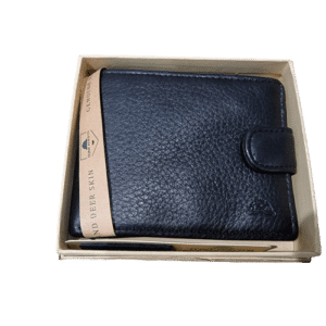 deer skin leather wallet