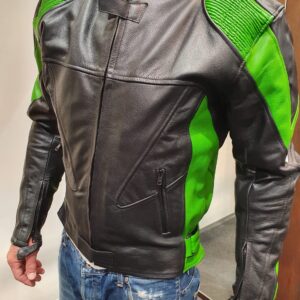 armoured leather jacket