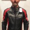 Red Motorcycle Leather Jacket