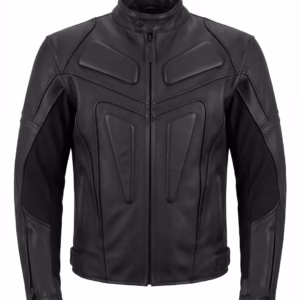 Black Motorcycle Leather Jacket