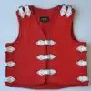 Red Vest with White Straps